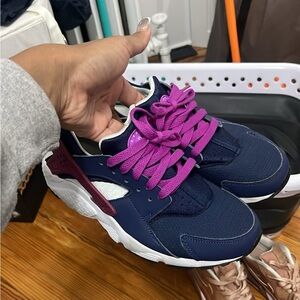 Nike Kids Sneakers - Navy and Purple